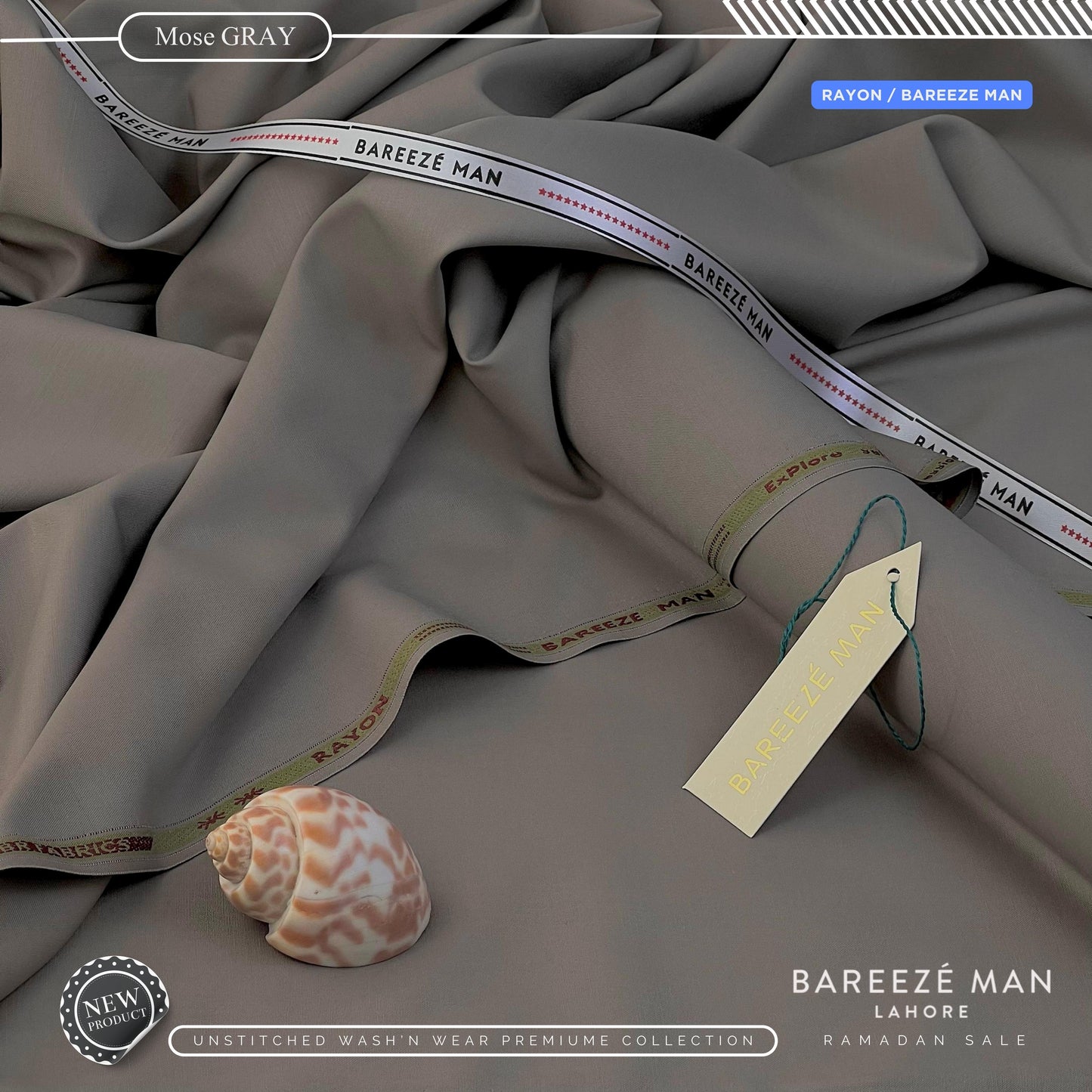 Bareeze man RAYON summer